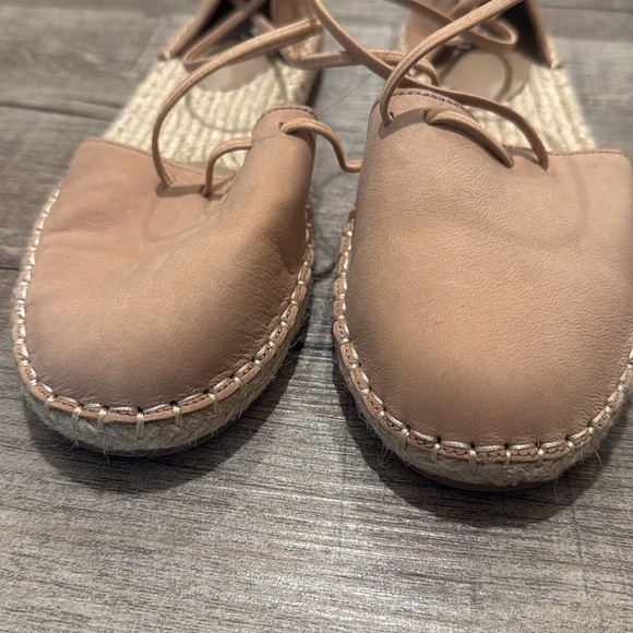 Eileen Fisher - Lace-Up Espadrille Sandal Flats - Tan - Size 6.5 - Gently Used!! - Picture 7 of 9